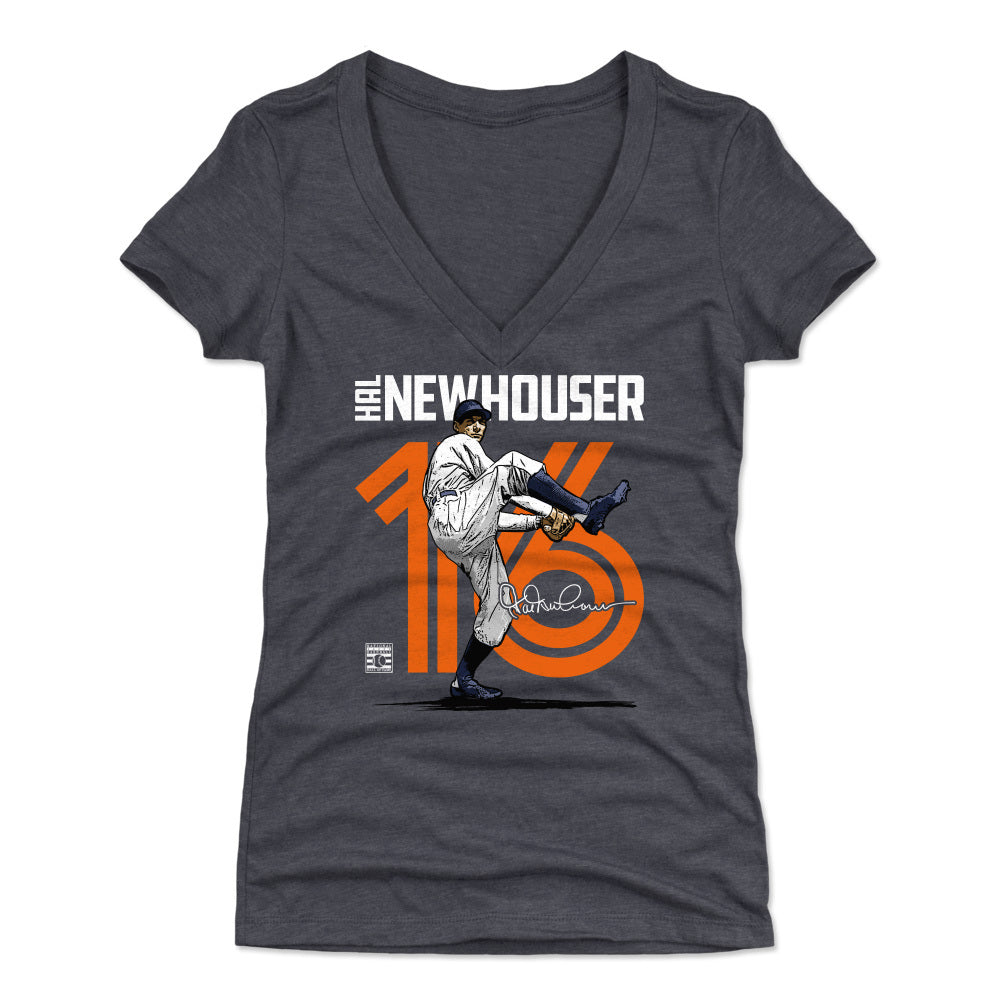 Hal Newhouser Women's V-Neck T-Shirt | 500 LEVEL