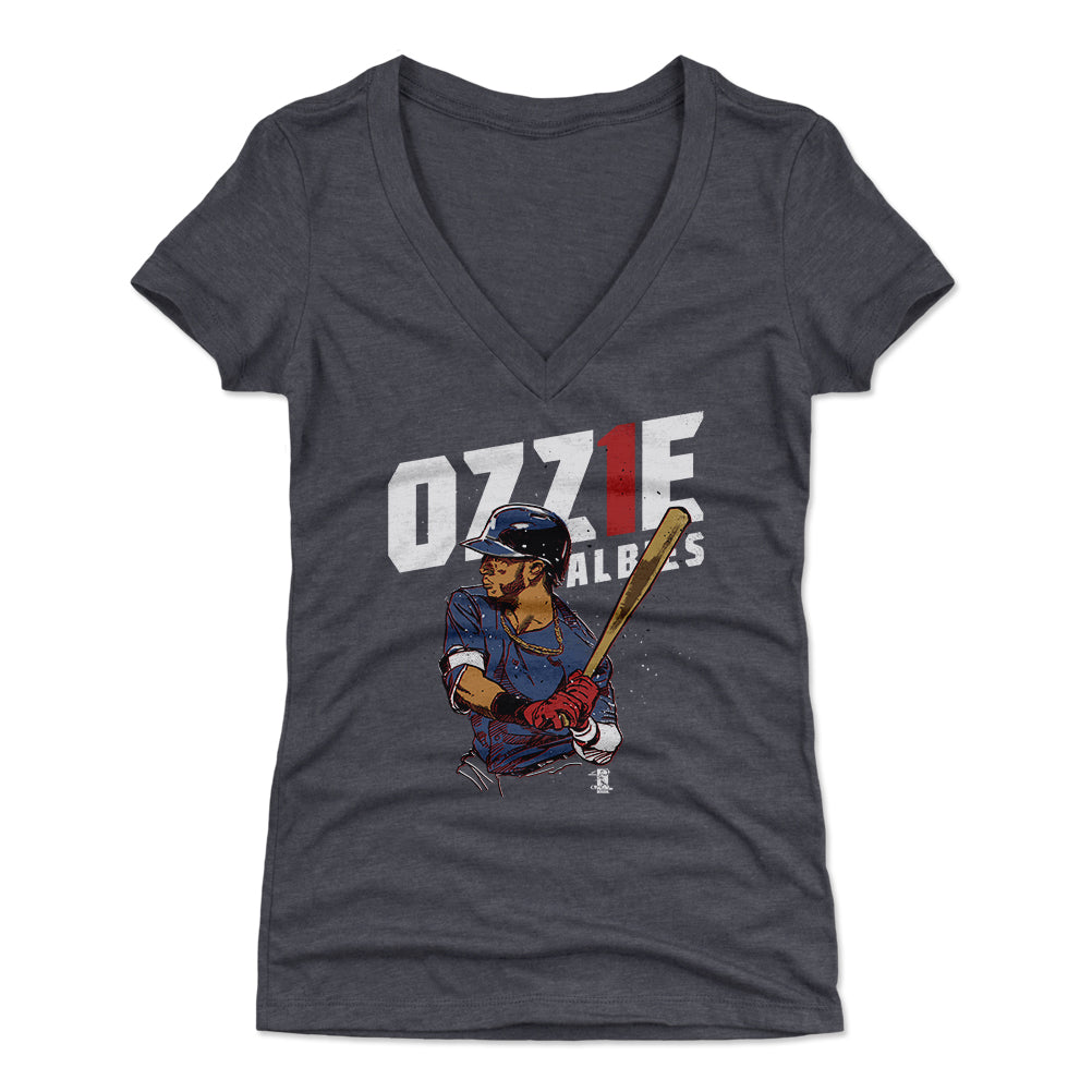 Ozzie Albies Women&#39;s V-Neck T-Shirt | 500 LEVEL