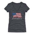USA Women's V-Neck T-Shirt | 500 LEVEL