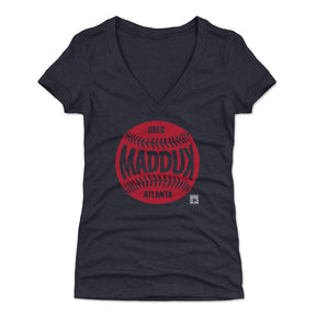 Greg Maddux Women's V-Neck T-Shirt | 500 LEVEL