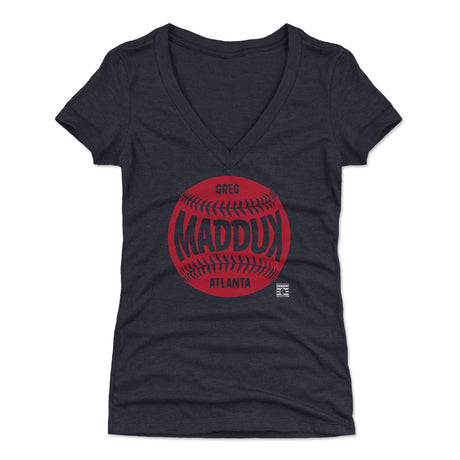 Greg Maddux Women's V-Neck T-Shirt | 500 LEVEL