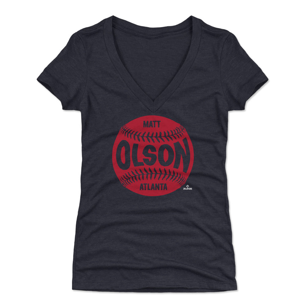 Matt Olson Women&#39;s V-Neck T-Shirt | 500 LEVEL