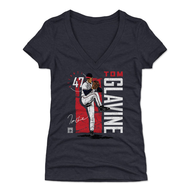 Tom Glavine Women's V-Neck T-Shirt | 500 LEVEL