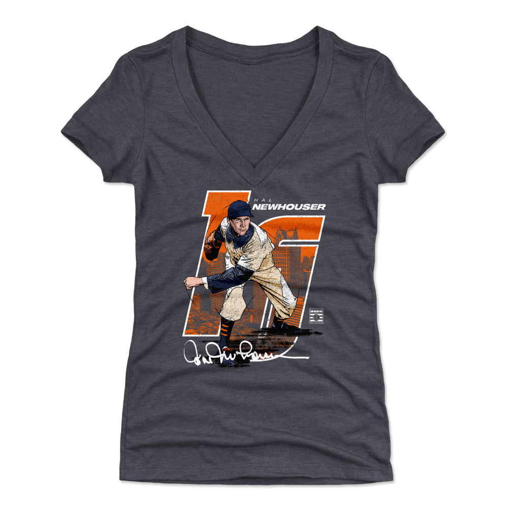 Hal Newhouser Women's V-Neck T-Shirt | 500 LEVEL