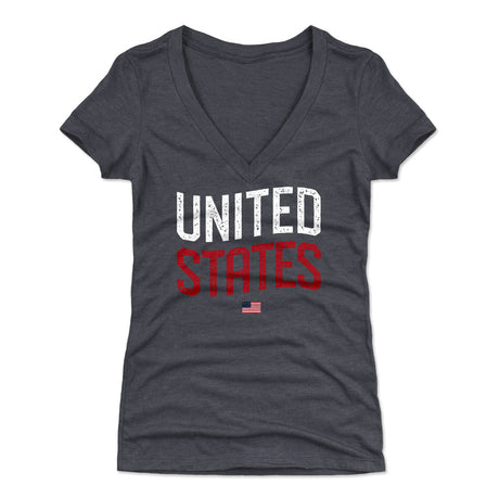 USA Women's V-Neck T-Shirt | 500 LEVEL