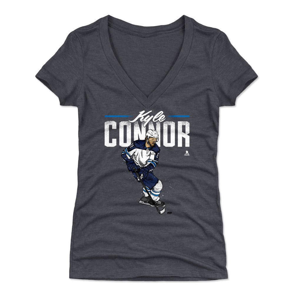 Kyle Connor Women&#39;s V-Neck T-Shirt | 500 LEVEL
