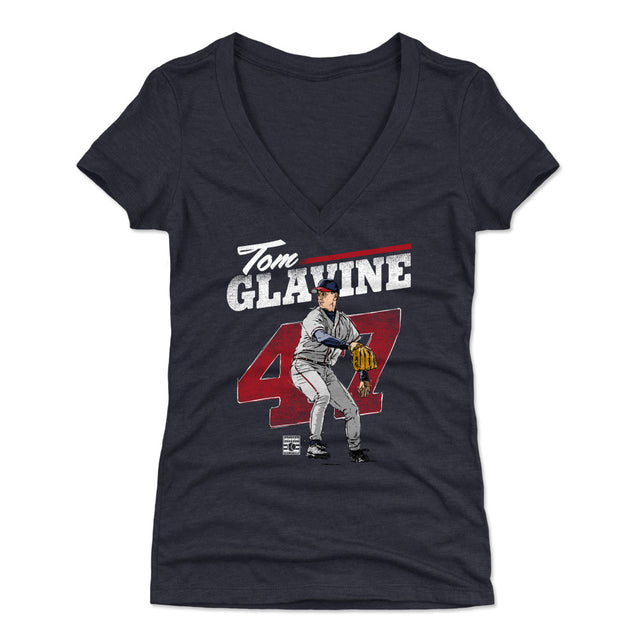 Tom Glavine Women's V-Neck T-Shirt | 500 LEVEL