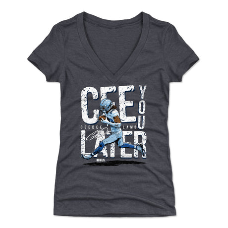 CeeDee Lamb Women's V-Neck T-Shirt | 500 LEVEL