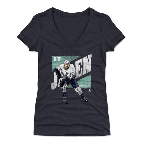 Jaden Schwartz Women's V-Neck T-Shirt | 500 LEVEL