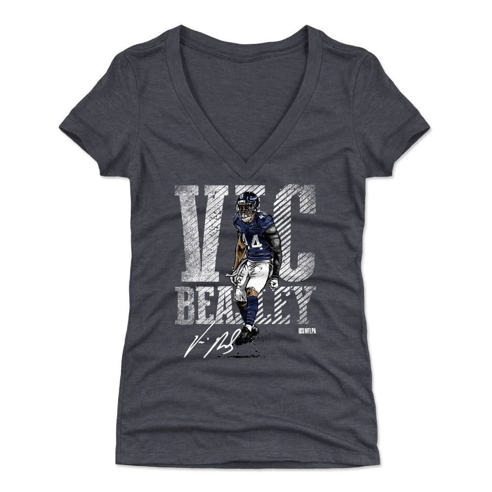 Vic Beasley Women&#39;s V-Neck T-Shirt | 500 LEVEL