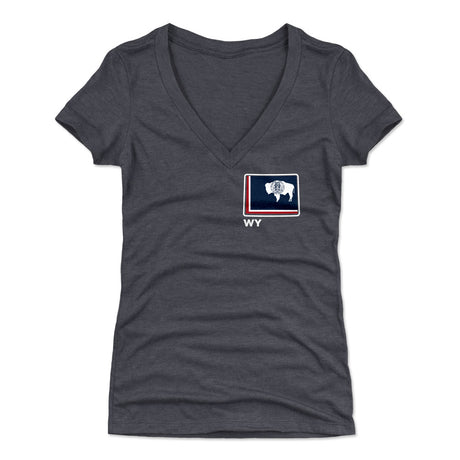 Wyoming Women's V-Neck T-Shirt | 500 LEVEL
