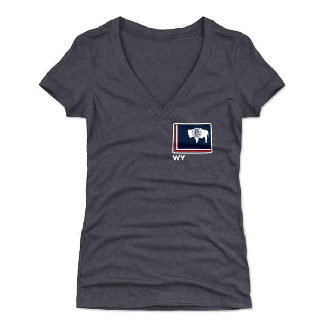 Wyoming Women's V-Neck T-Shirt | 500 LEVEL