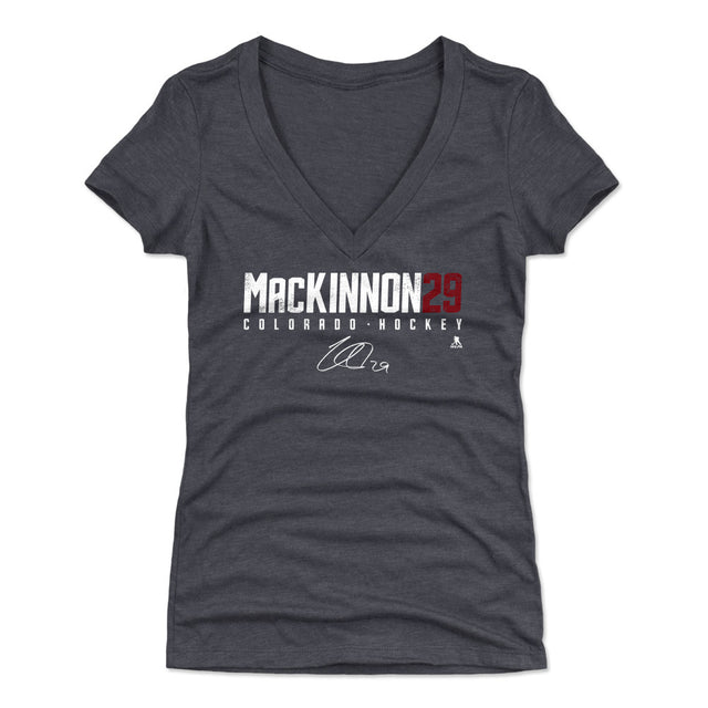 Nathan MacKinnon Women's V-Neck T-Shirt | 500 LEVEL