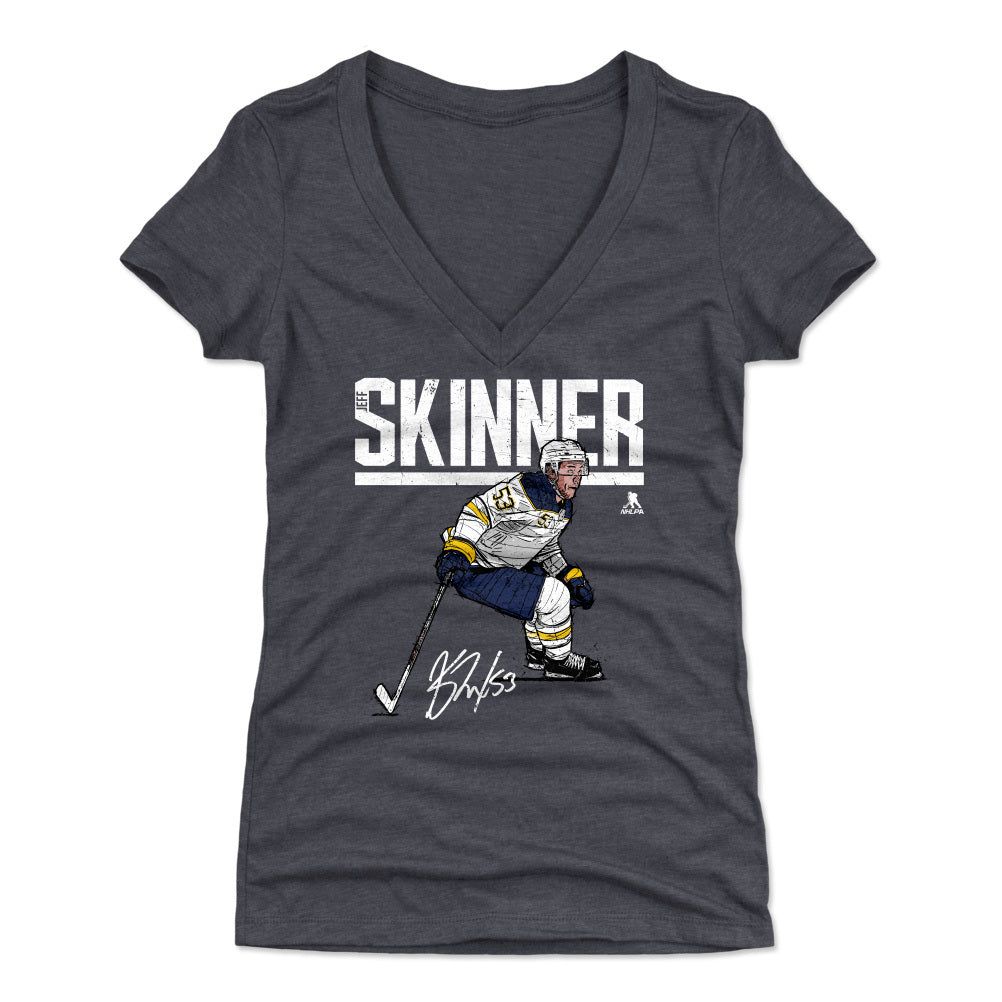 Jeff Skinner Women&#39;s V-Neck T-Shirt | 500 LEVEL