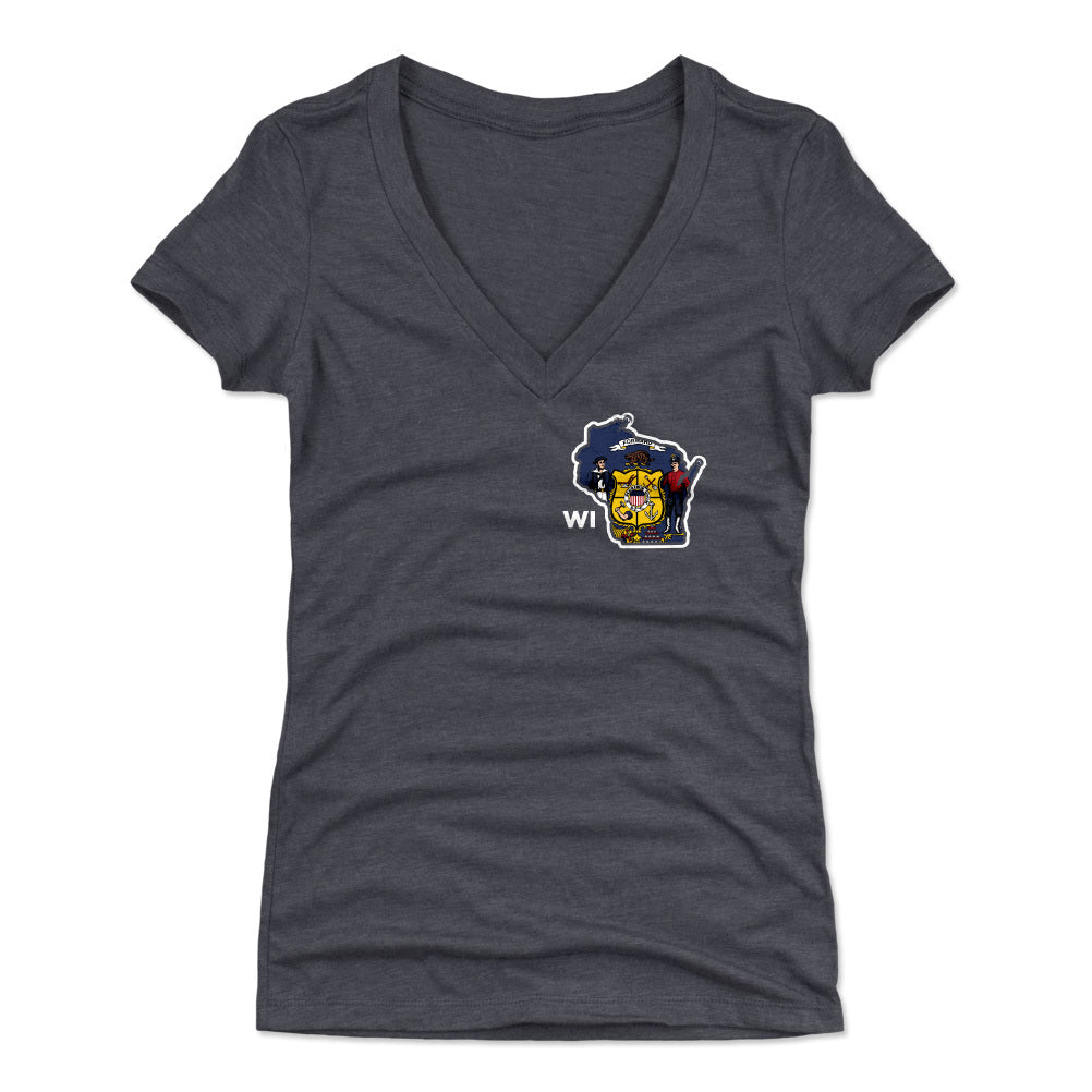 Wisconsin Women&#39;s V-Neck T-Shirt | 500 LEVEL