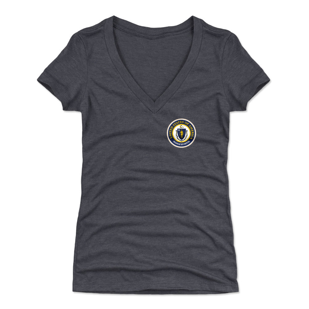 Massachusetts Women&#39;s V-Neck T-Shirt | 500 LEVEL