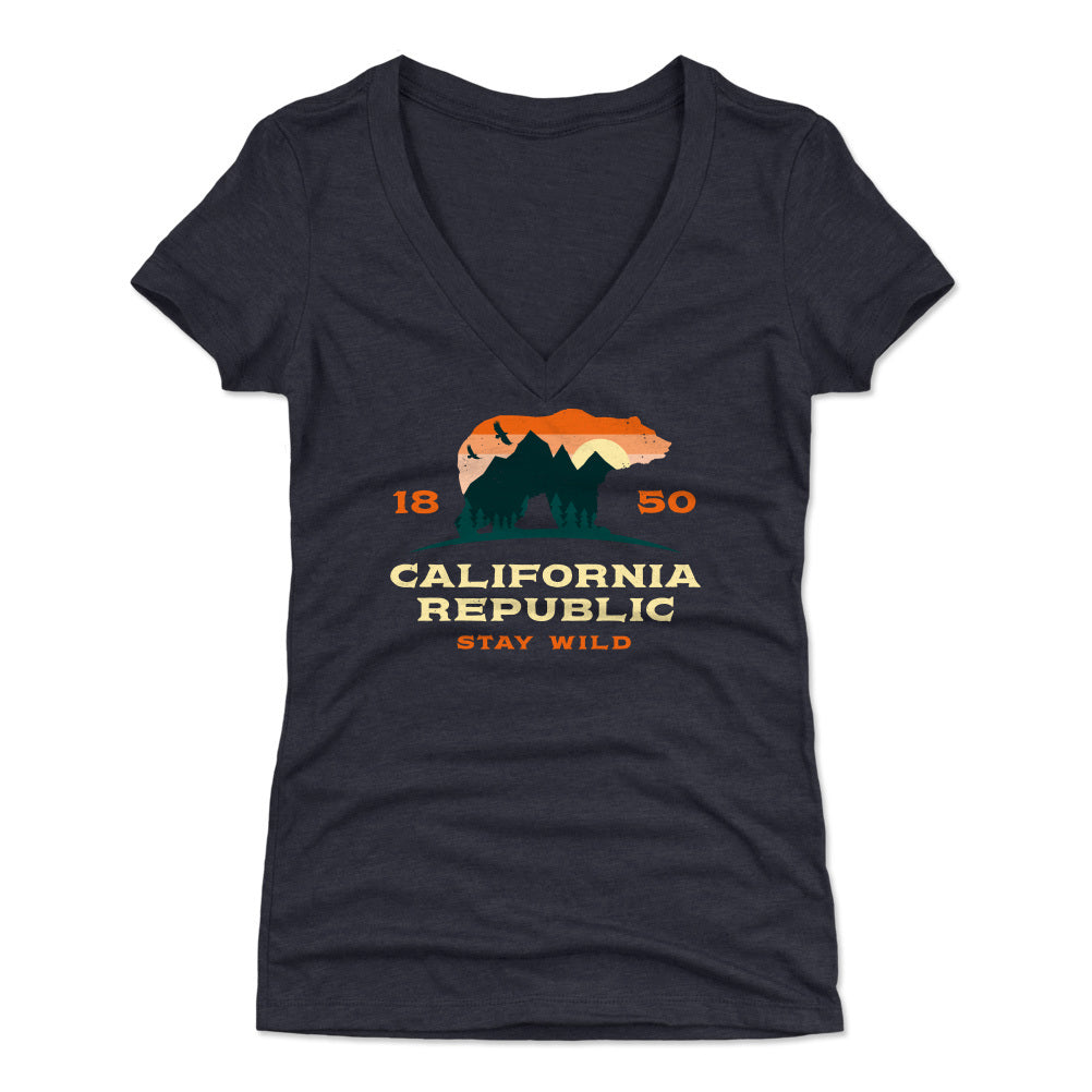 California Women's V-Neck T-Shirt | 500 LEVEL