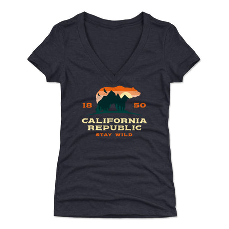 California Women's V-Neck T-Shirt | 500 LEVEL