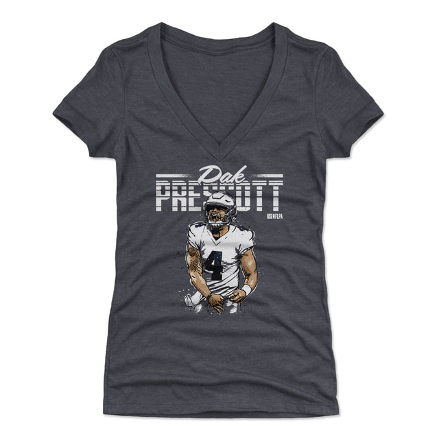 Dak Prescott Women's V-Neck T-Shirt | 500 LEVEL