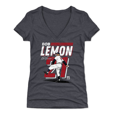 Bob Lemon Women's V-Neck T-Shirt | 500 LEVEL