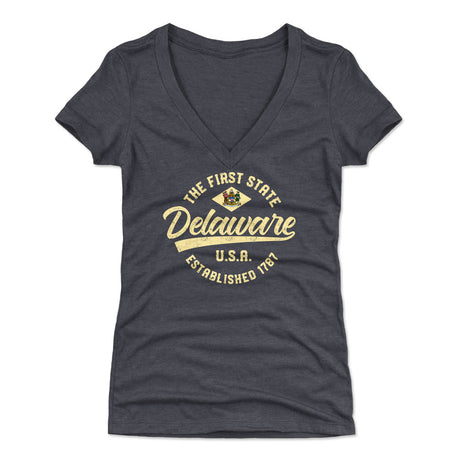 Delaware Women's V-Neck T-Shirt | 500 LEVEL
