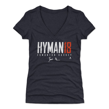 Zach Hyman Women's V-Neck T-Shirt | 500 LEVEL