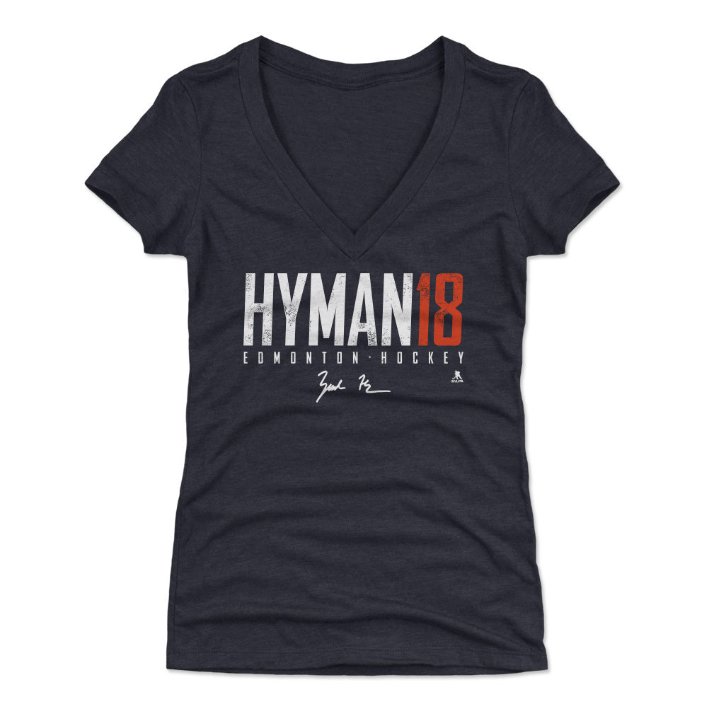 Zach Hyman Women&#39;s V-Neck T-Shirt | 500 LEVEL