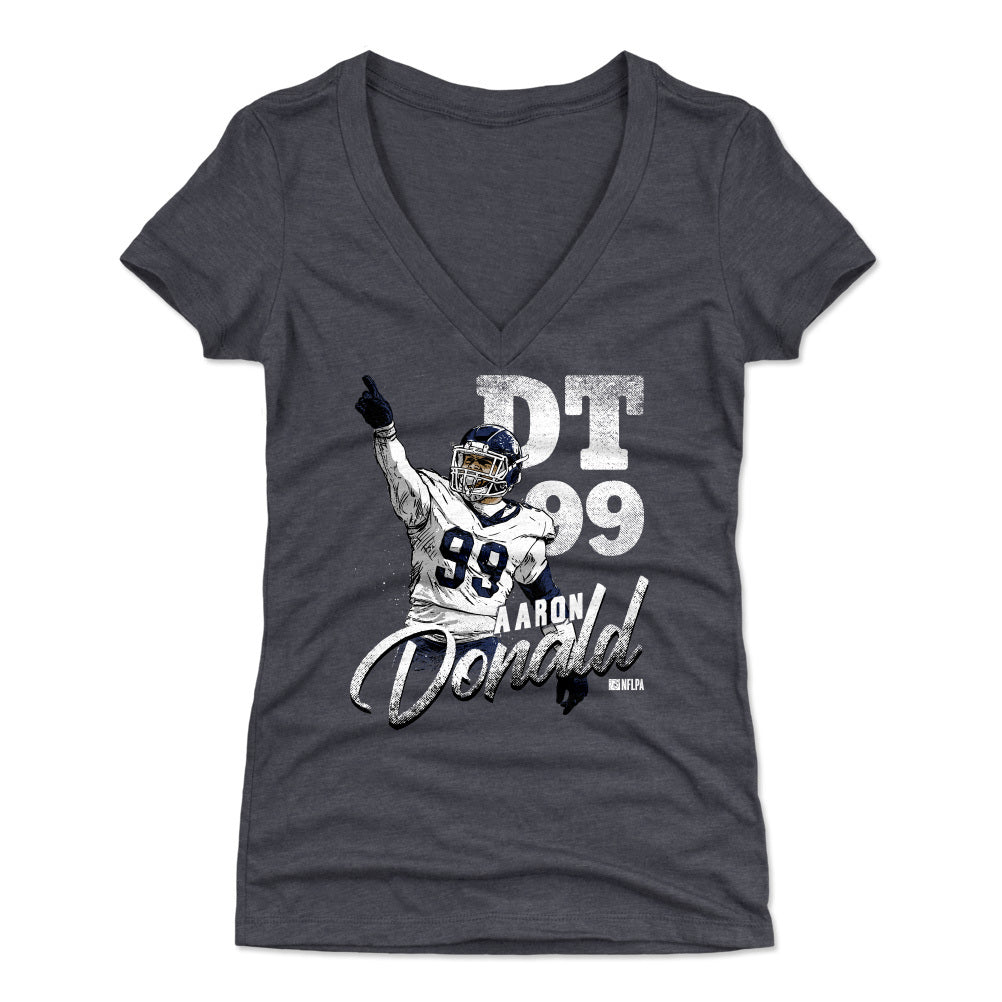 Aaron Donald Women&#39;s V-Neck T-Shirt | 500 LEVEL