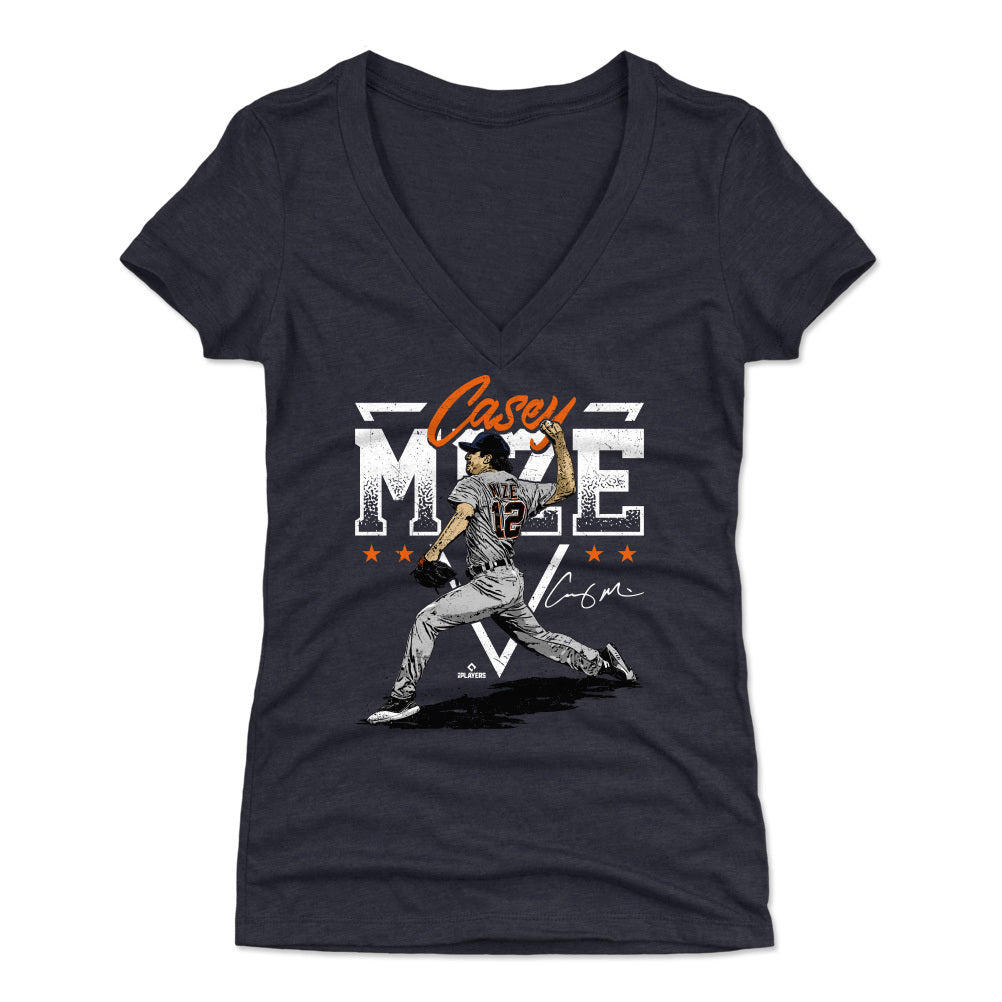 Casey Mize Women&#39;s V-Neck T-Shirt | 500 LEVEL