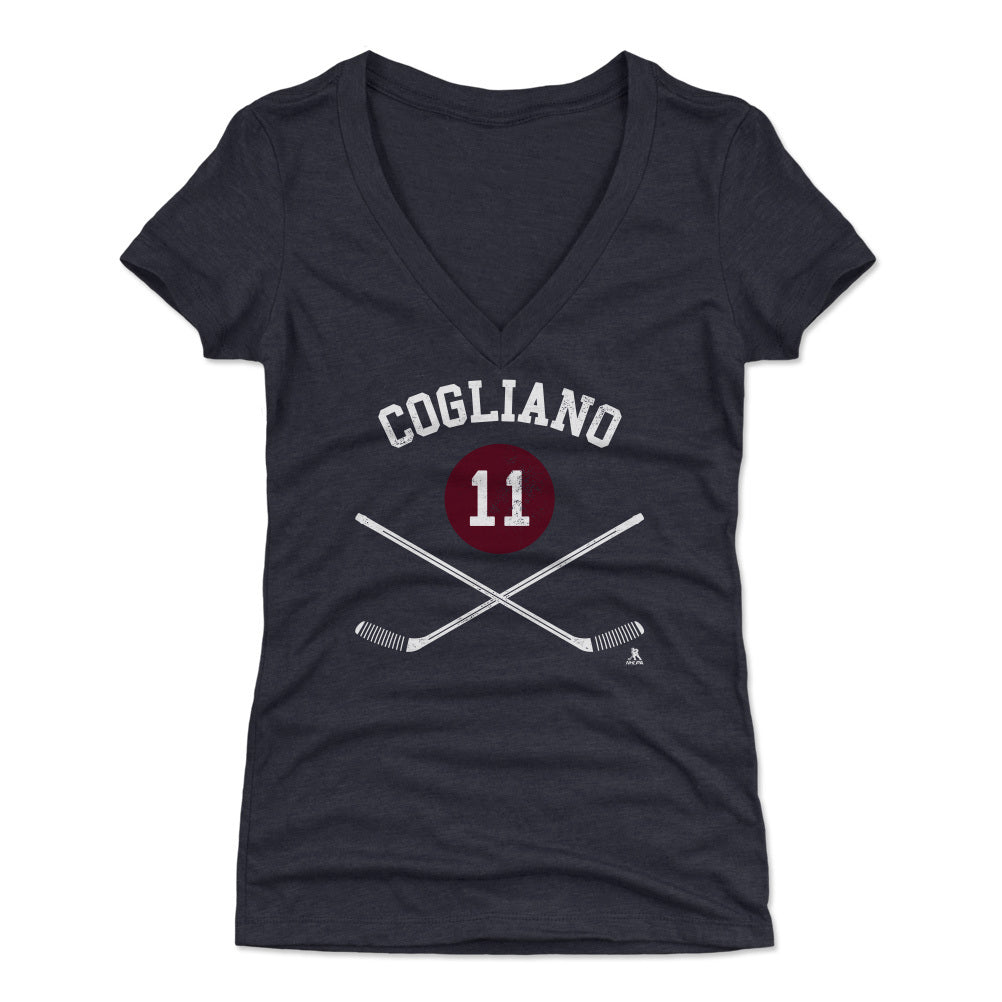 Andrew Cogliano Women&#39;s V-Neck T-Shirt | 500 LEVEL