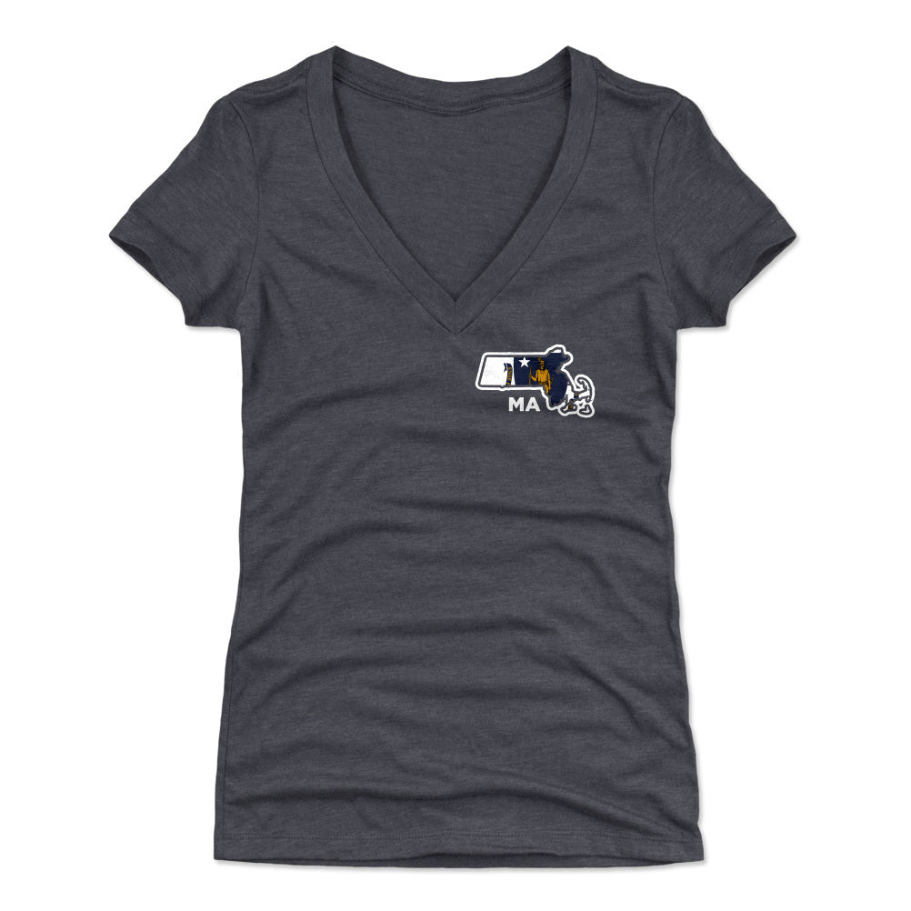 Massachusetts Women's V-Neck T-Shirt | 500 LEVEL