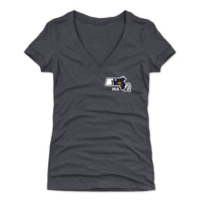 Massachusetts Women's V-Neck T-Shirt | 500 LEVEL