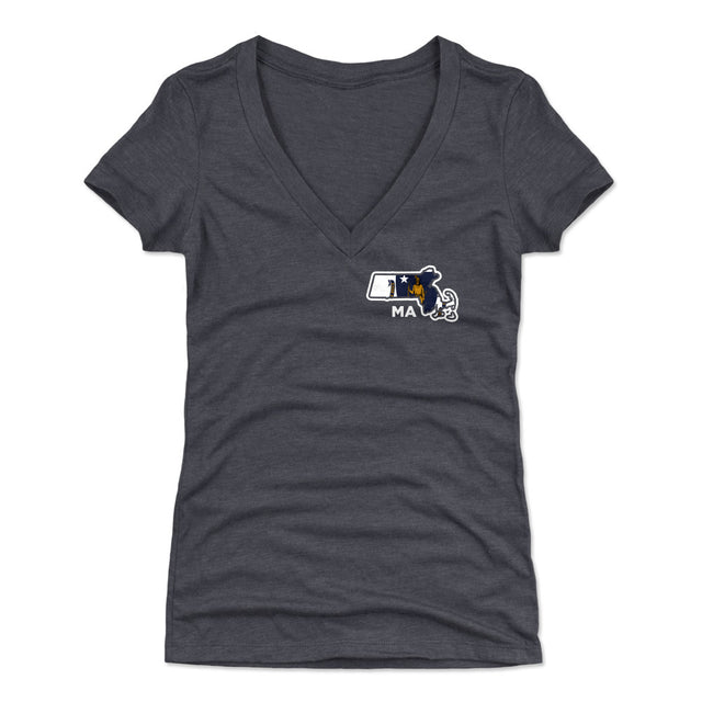 Massachusetts Women's V-Neck T-Shirt | 500 LEVEL