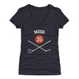 Andy Moog Women's V-Neck T-Shirt | 500 LEVEL