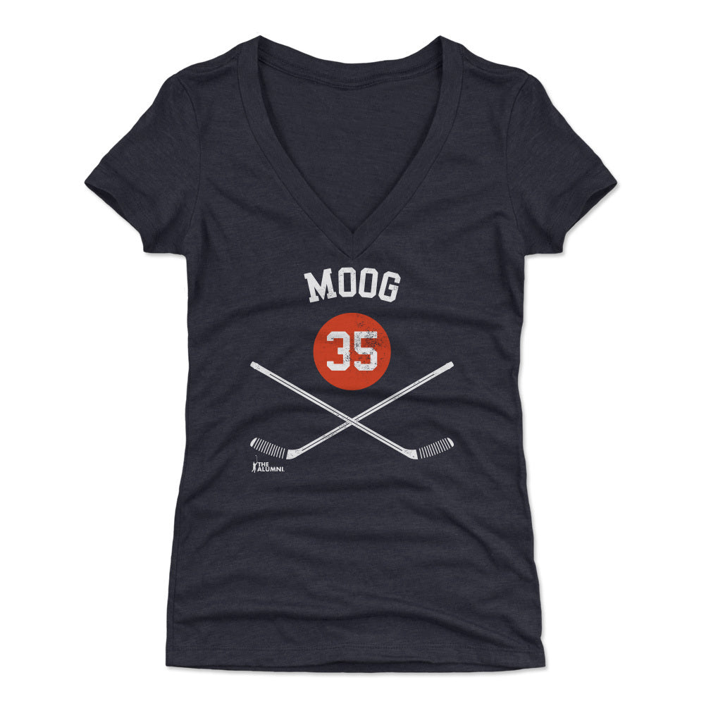 Andy Moog Women's V-Neck T-Shirt | 500 LEVEL