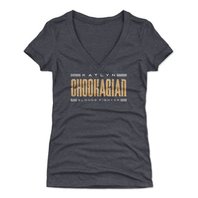 Katlyn Chookagian Women's V-Neck T-Shirt | 500 LEVEL