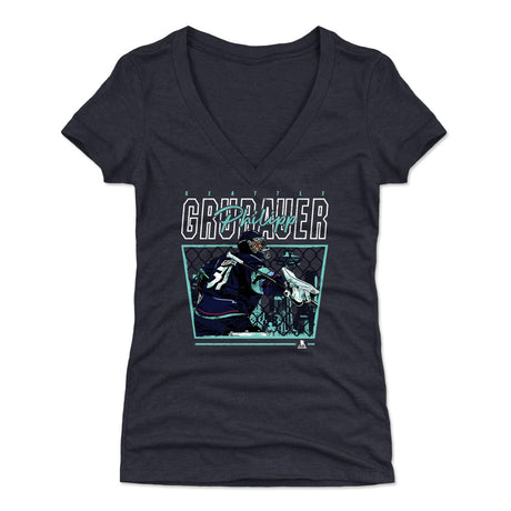 Philipp Grubauer Women's V-Neck T-Shirt | 500 LEVEL