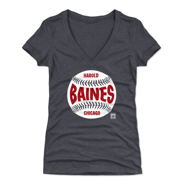 Harold Baines Women's V-Neck T-Shirt | 500 LEVEL