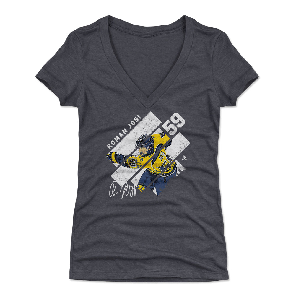 Roman Josi Women's V-Neck T-Shirt | 500 LEVEL