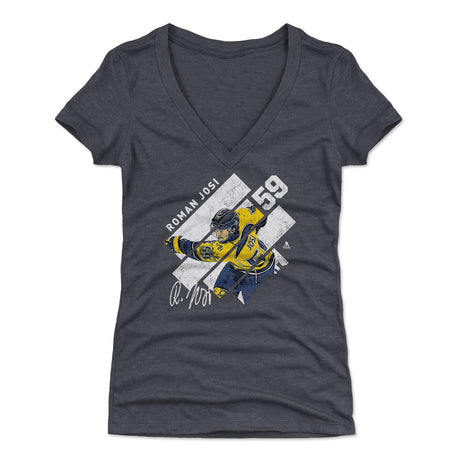 Roman Josi Women's V-Neck T-Shirt | 500 LEVEL