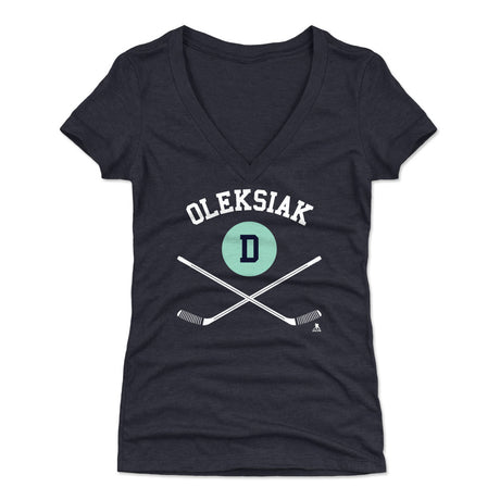 Jamie Oleksiak Women's V-Neck T-Shirt | 500 LEVEL