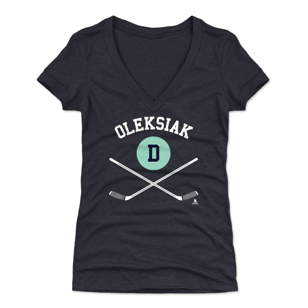 Jamie Oleksiak Women&#39;s V-Neck T-Shirt | 500 LEVEL