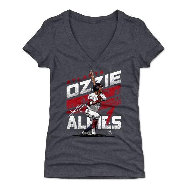 Ozzie Albies Women's V-Neck T-Shirt | 500 LEVEL