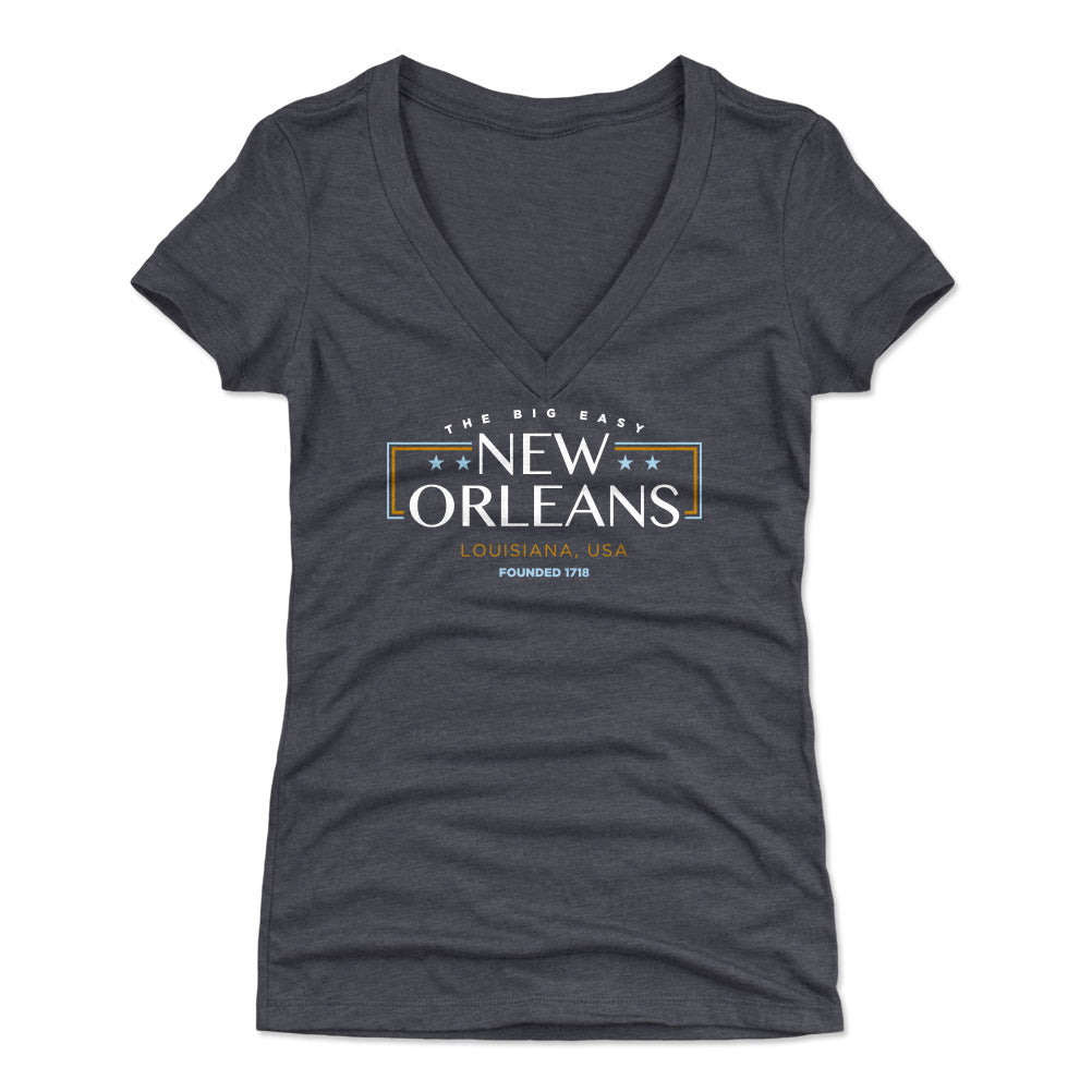 New Orleans Women's T-Shirt, Louisiana Lifestyle Women's V-Neck T-Shirt