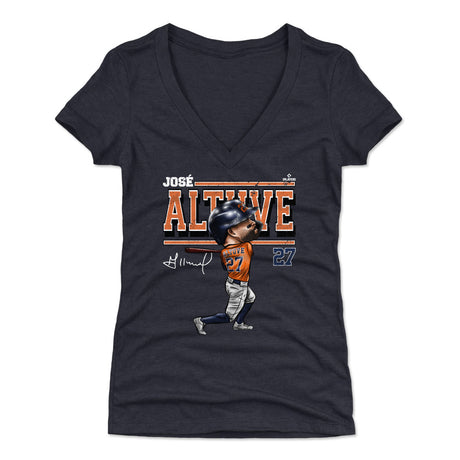 Jose Altuve Women's V-Neck T-Shirt | 500 LEVEL