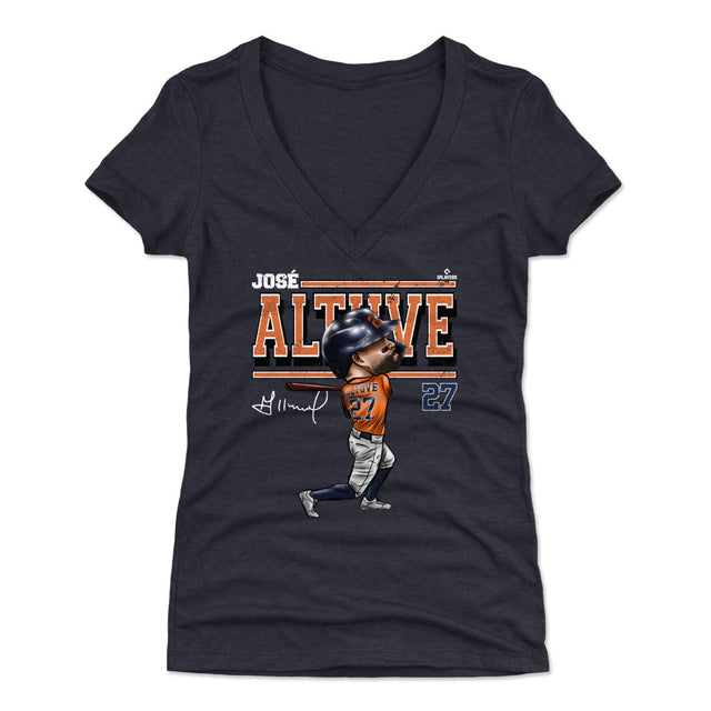 Jose Altuve Women's V-Neck T-Shirt | 500 LEVEL