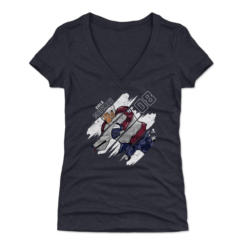 Cale Makar Women&#39;s V-Neck T-Shirt | 500 LEVEL