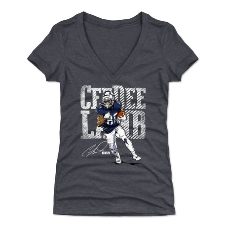 CeeDee Lamb Women's V-Neck T-Shirt | 500 LEVEL