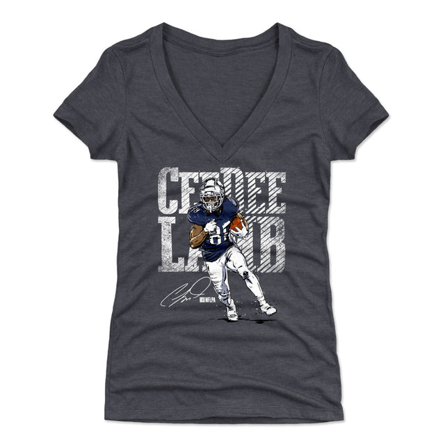 CeeDee Lamb Women's V-Neck T-Shirt | 500 LEVEL
