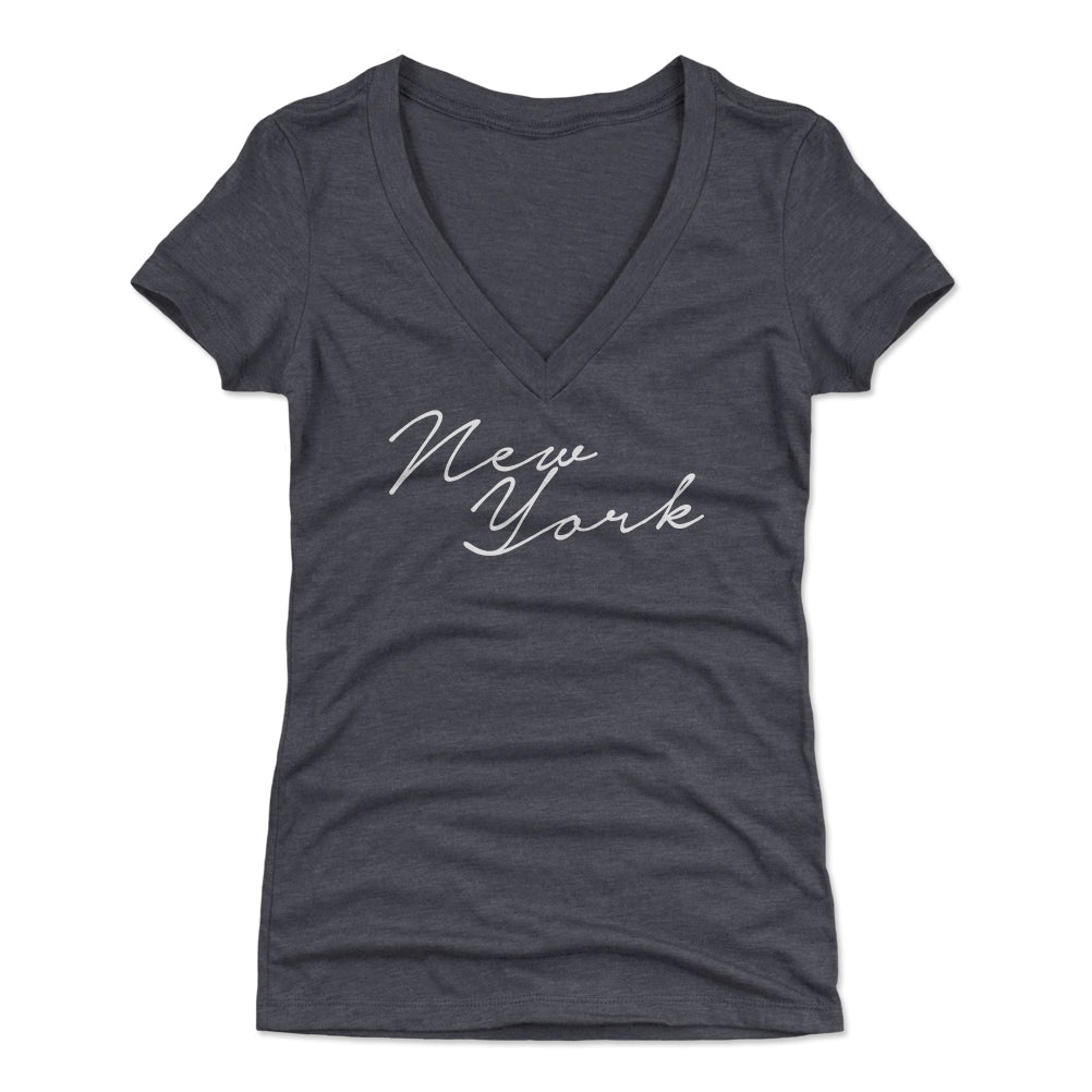 New York Women's V-Neck T-Shirt | 500 LEVEL